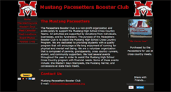 Desktop Screenshot of mustangpacesetters.org